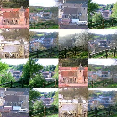 LANQUES SUR ROGNON... l'EGLISE MONTAGE PHOTO